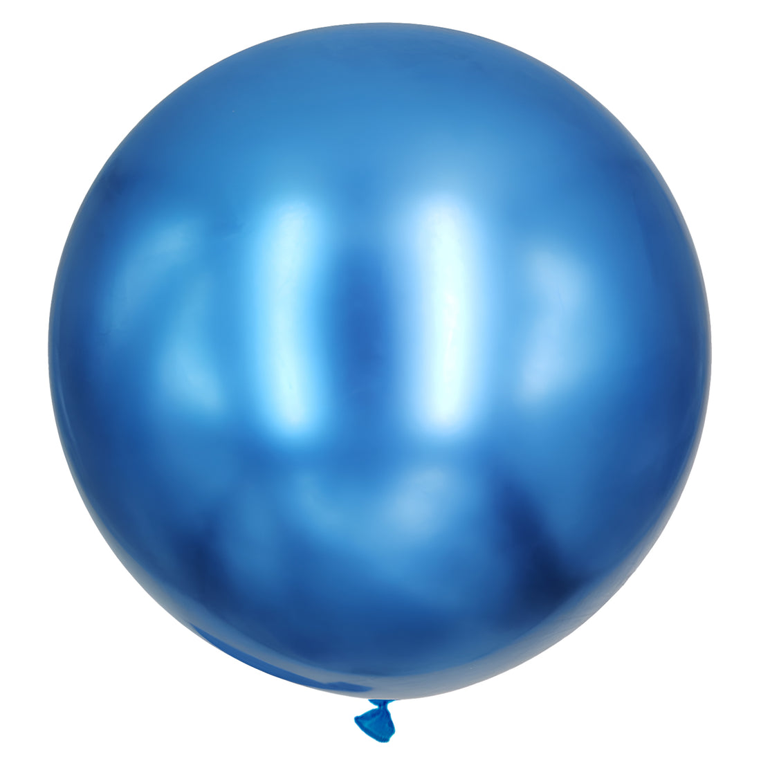 FUNXGO Riesen-Luftballons: Set aus 3 Ballons mit Ø 100 cm in Chromfarben