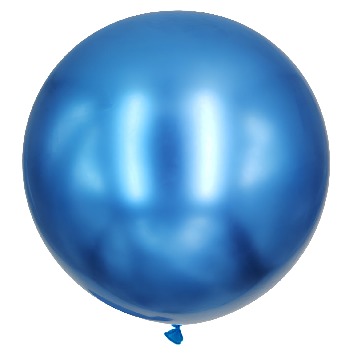 FUNXGO Riesen-Luftballons: Set aus 3 Ballons mit Ø 100 cm in Chromfarben