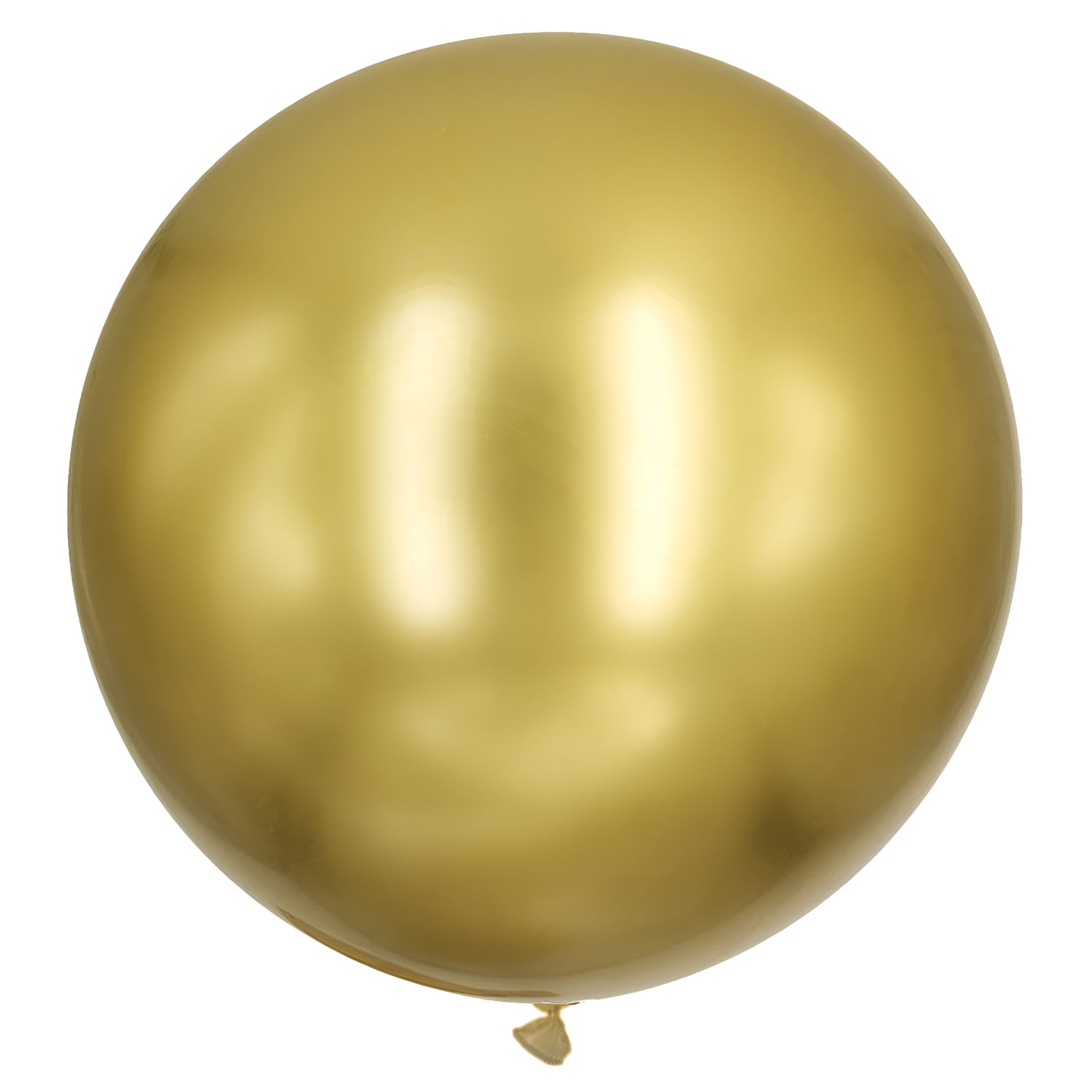 FUNXGO Riesen-Luftballons: Set aus 3 Ballons mit Ø 100 cm in Chromfarben