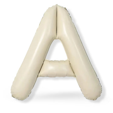 FUNXGO Folienballon Buchstabe in Beige - 42 Zoll