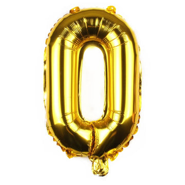 FUNXGO Folienballon Zahl  in Gold - 17 Zoll