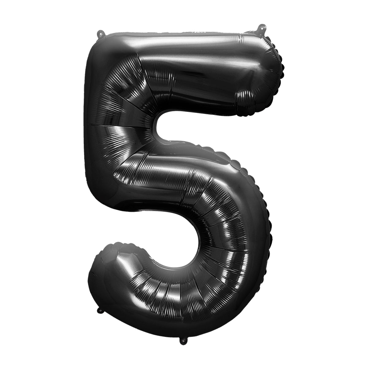 FUNXGO Folienballon - Zahl in Schwarz - 42 Zoll