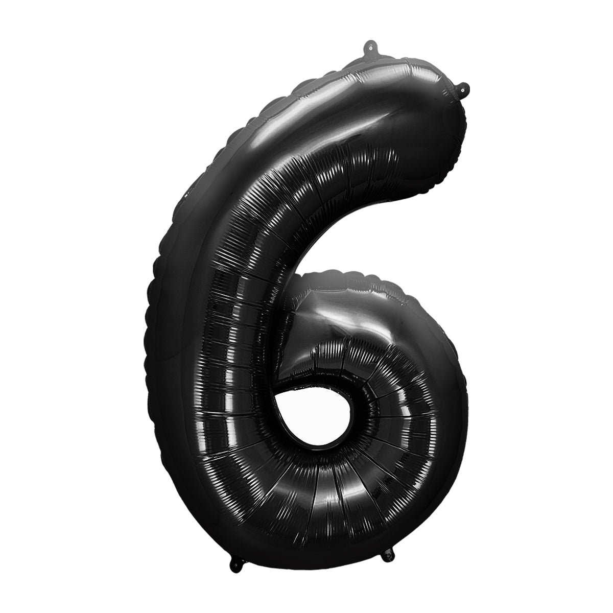 FUNXGO Folienballon - Zahl in Schwarz - 42 Zoll