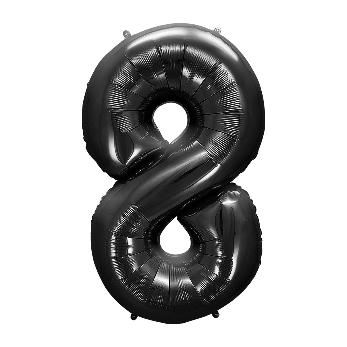 FUNXGO Folienballon - Zahl in Schwarz - 42 Zoll