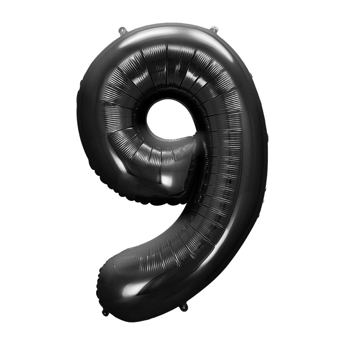 FUNXGO Folienballon - Zahl in Schwarz - 42 Zoll